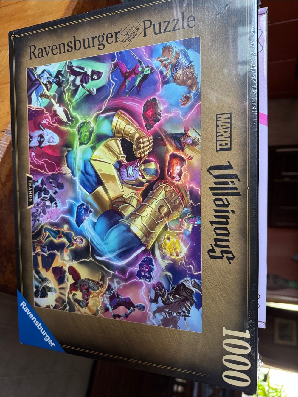 Ravensburger Gold & Multicolor Marvel Villainous Thanos 1000-Piece Puzzle